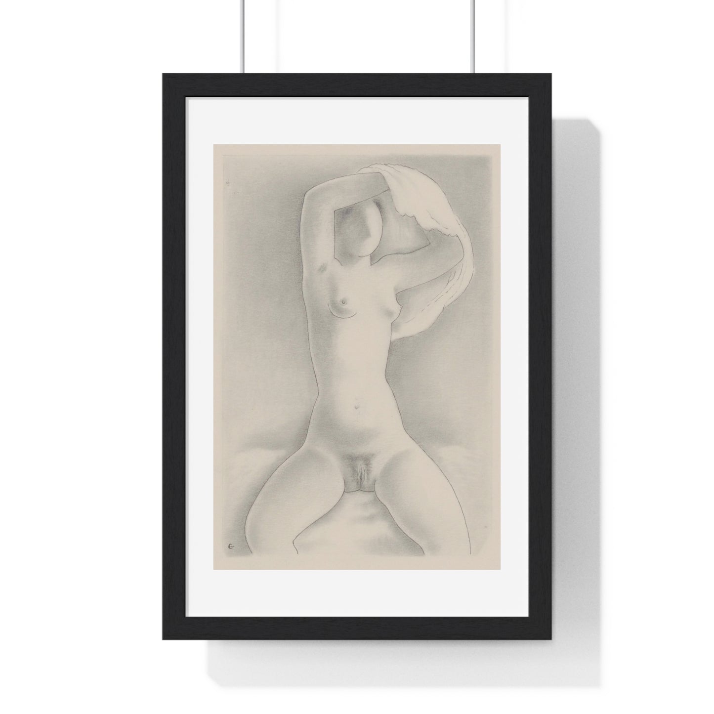 Woman With Shirt VIII by Mikuláš Galanda from the Original, Framed Art Print