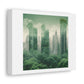 City of Trees, Art Print 'Designed by AI' on Canvas