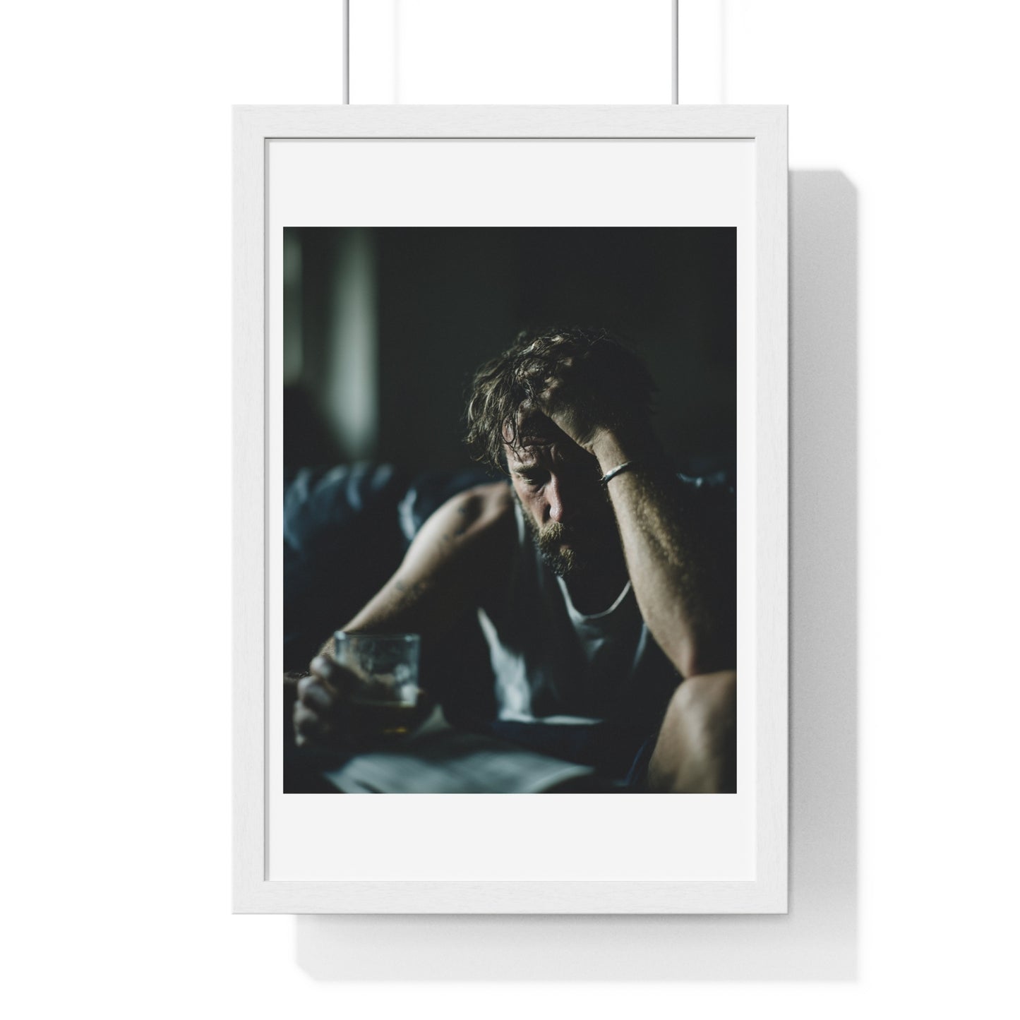 Raw Art 'Designed by AI' Framed Art Print