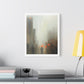 Faded Pastel Abstract Decor Art II 'Designed by AI' Print on Canvas