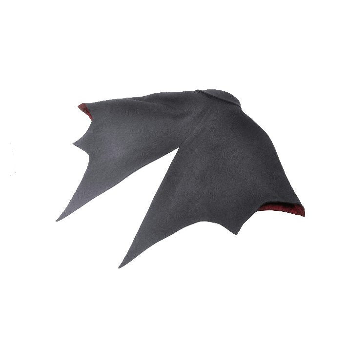 Dark in Love Camazotz Vampire Bat-Shaped Capelet in Black and Blood Red