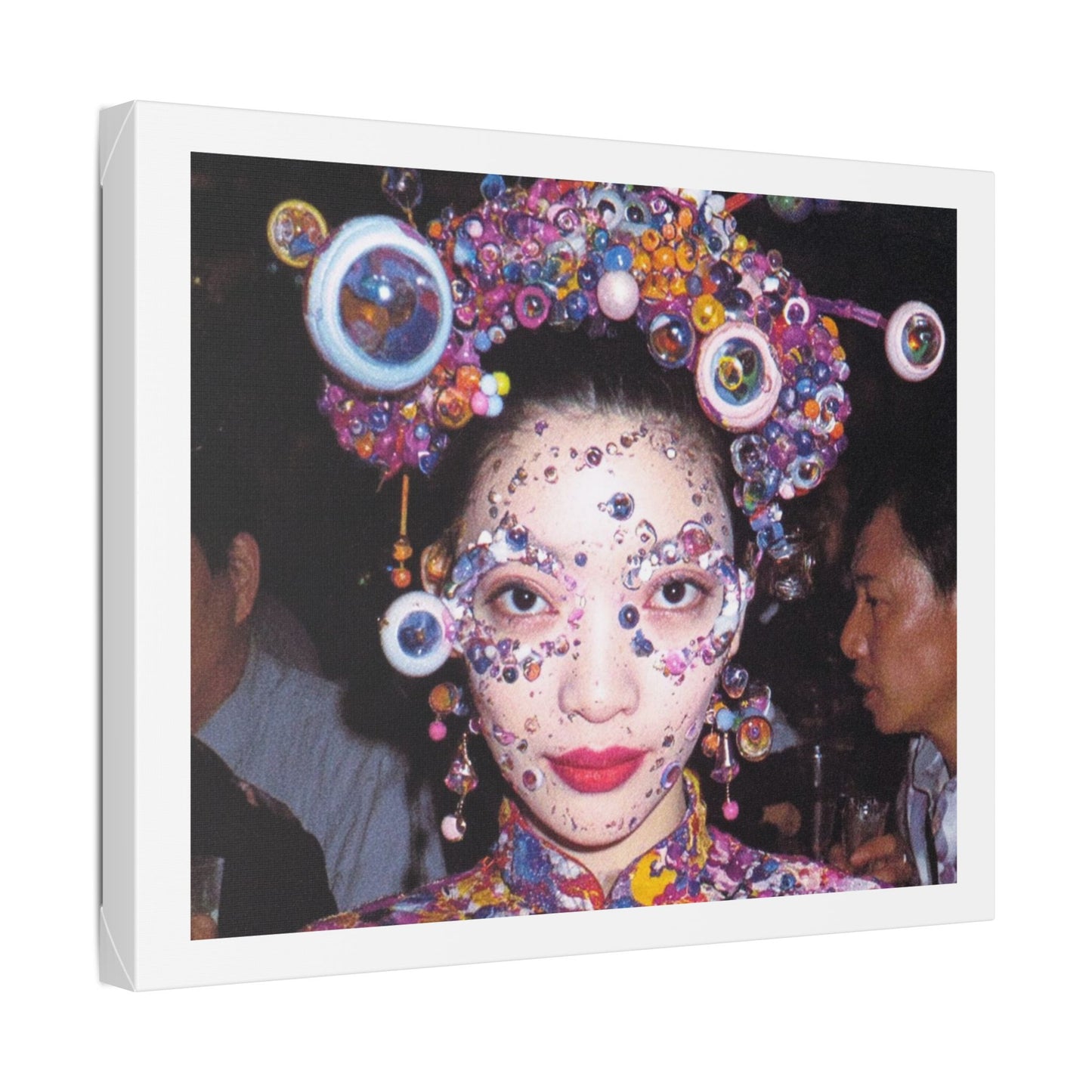 Psychedelic Japan VII Abstract Art 'Designed by 'AI Canvas Art Print