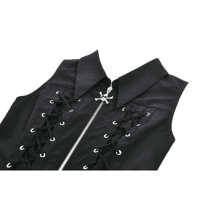 Dark in Love Valeria Gothic Sleeveless Corset Dress