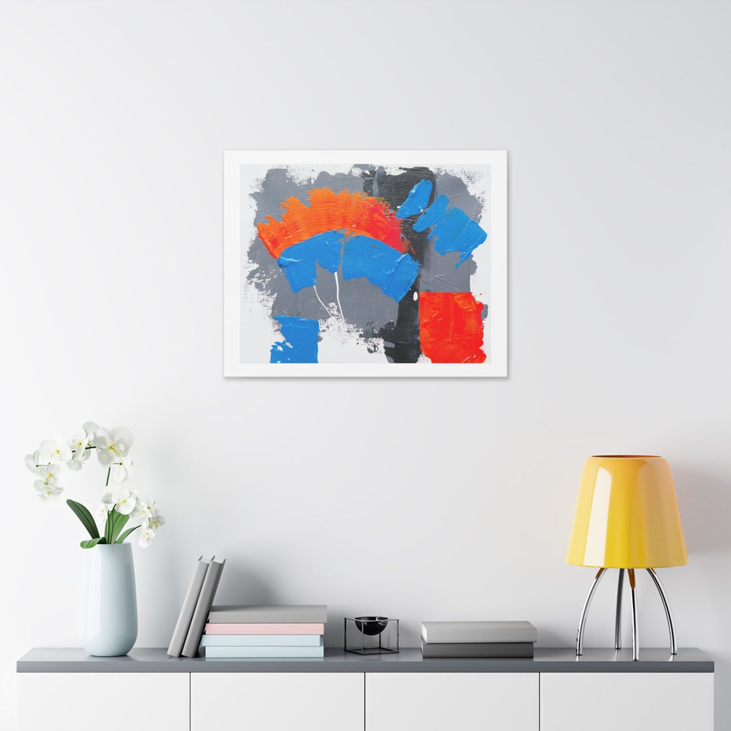 Bold Abstract Palette Knife Painting II, Canvas Art Print