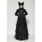 Dark in Love Felicity Gothic Lacy Zip-Up Tailcoat Shirt