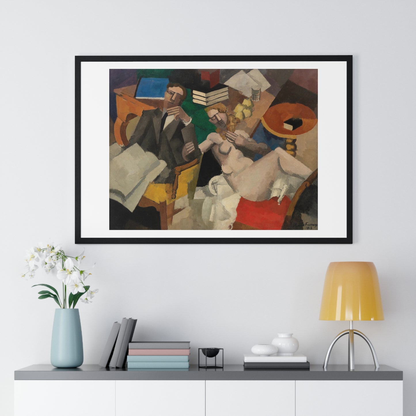 Married Life 'La Vie Conjugale' (1913) by Roger de La Fresnaye, from the Original, Framed Art Print