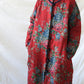 Vireous Cotton and Linen Women's Floral Retro Art Padded Coat