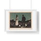 Two People. The Lonely Ones (1899) by Edvard Munch, from the Original, Framed Print