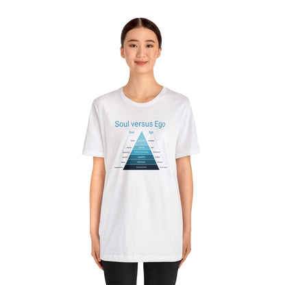 Soul versus Ego: Logical Levels of Ego and Soul, Soft Jersey T-Shirt