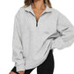 Vireous Turndown Collar Women's Sweatshirt Many Block Colours