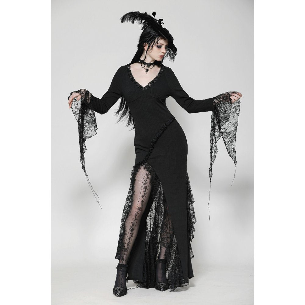 Dark in Love Pandora Witchy Asymmetrical Long Dress