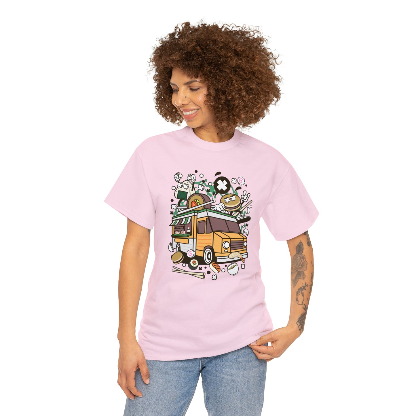 Japanese Food Van Cartoon T-Shirt