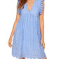 Lightweight Jacquard Dress with Pockets, Summer Sleeveless Cut-Out Beach Midi Dress