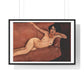 Amedeo Modigliani's Act on a Sofa 'Almaiisa' (1916) from the Original, Framed Print
