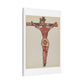 Plate 27 Christ Crucified from Portfolio Spanish Colonial Designs of New Mexico, from the Original, Canvas Art Print