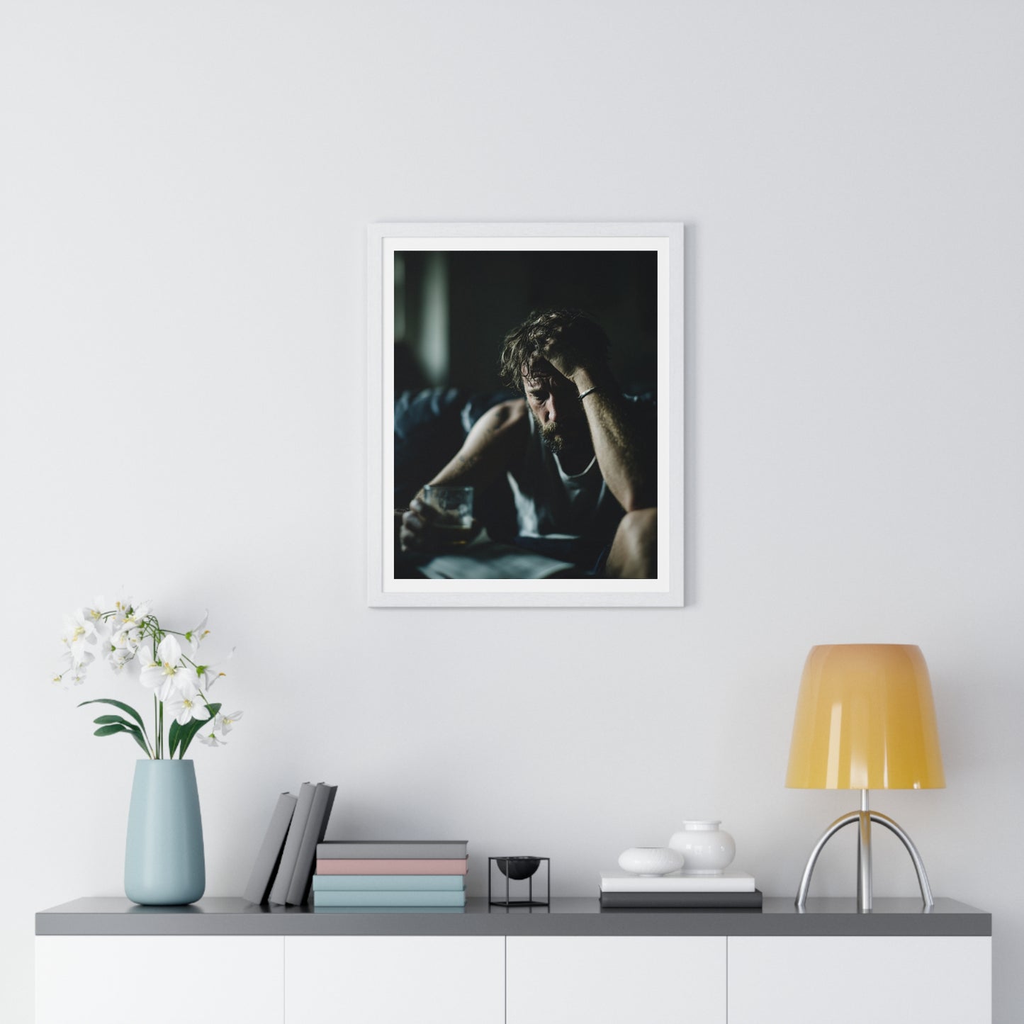 Raw Art 'Designed by AI' Framed Art Print