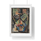 Man's Face by Arnold Peter Weisz Kubínčan (1927) from the Original, Framed Art Print