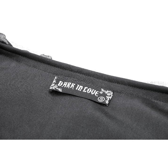 Dark in Love Isolde Velvet and Lace Puff Sleeve Bolero