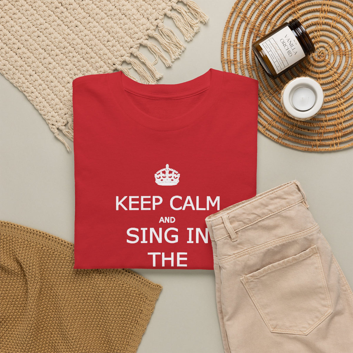 Keep Calm and Sing in the Shower T-Shirt