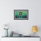 Cinematic Dystopia, Photographic Art 'Designed by AI' Framed Print