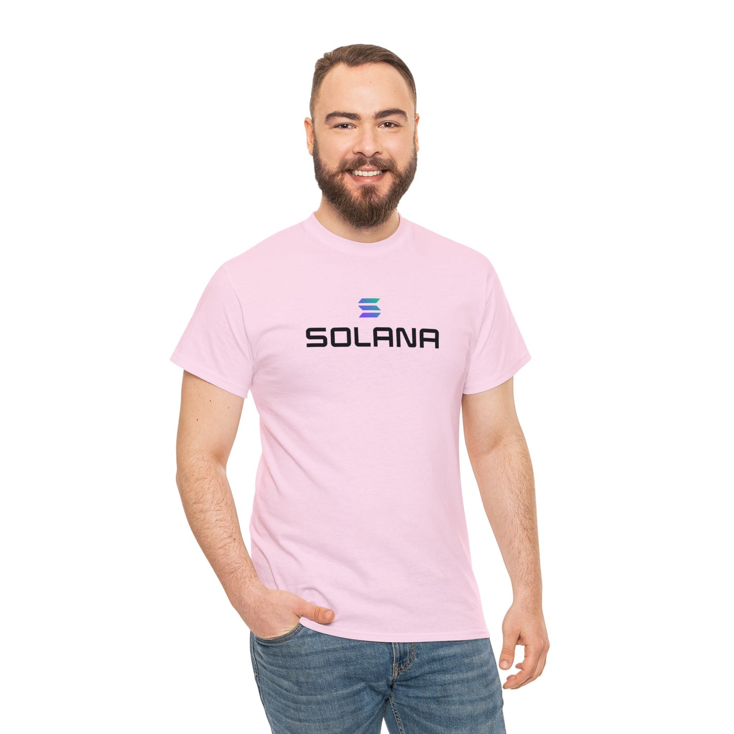 Solana Foundation #SOL Crypto Unisex Heavy Cotton T-Shirt