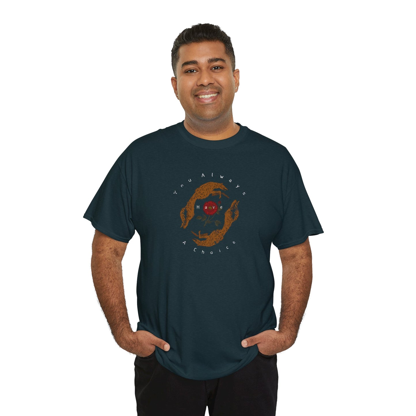 'You Always Have a Choice' Two Dogs Design T-Shirt