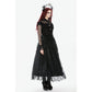 Dark in Love Seraphina Gothic Blouse, Layered Lace Cuffs