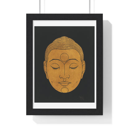 Head of Buddha (1943) by Reijer Stolk, from the Original, Framed Art Print