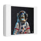 Cartoon Astronaut Portrait Art 'Designed by AI', Art Print on Canvas