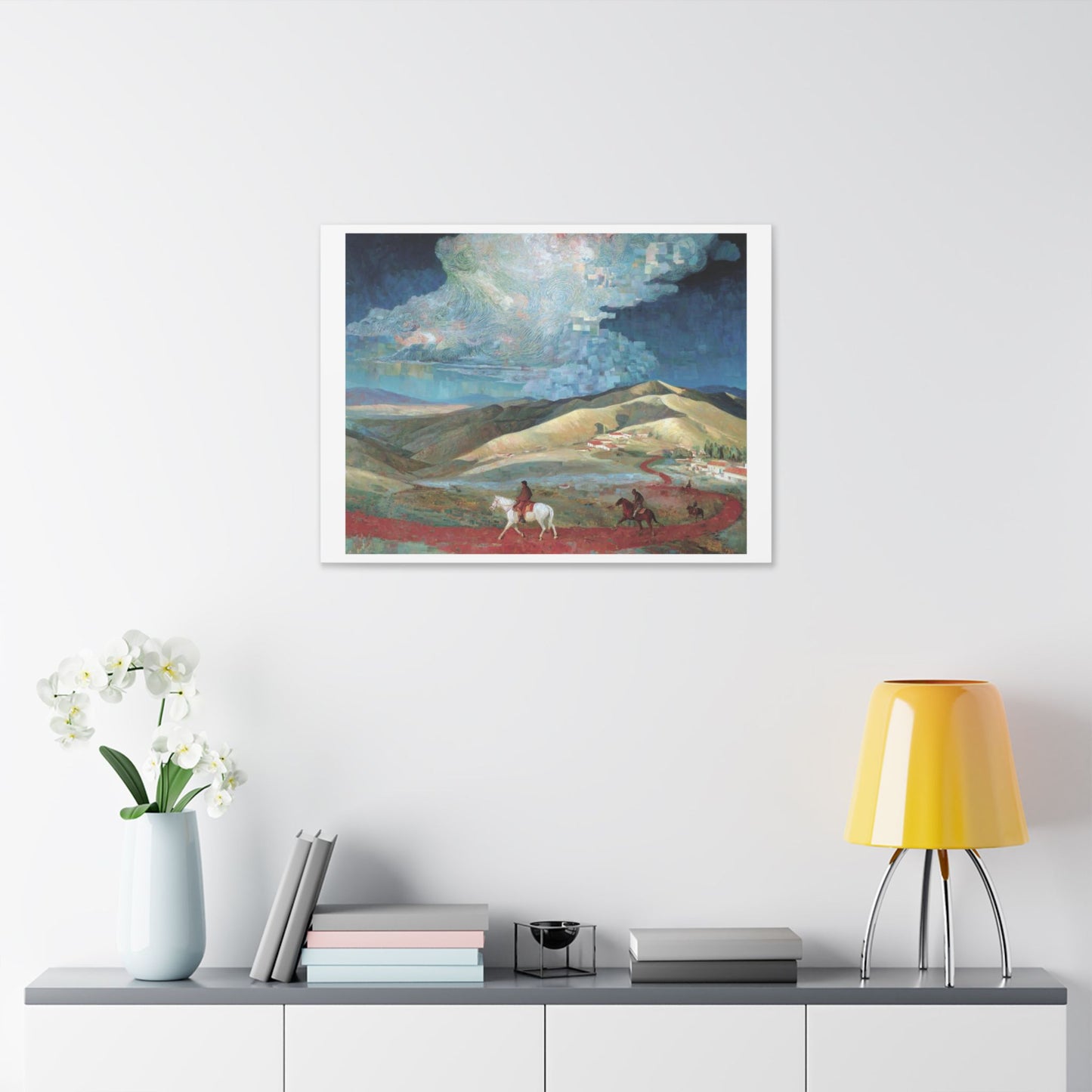 How the West Was Won II 'Designed by AI' Canvas Art Print
