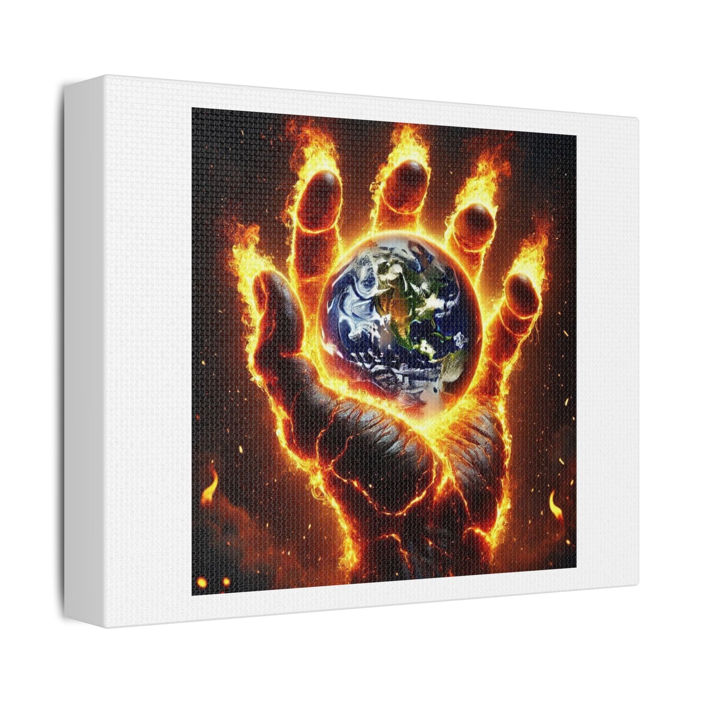 Everything Will Be Alright 'Designed by AI', Art Print on Canvas