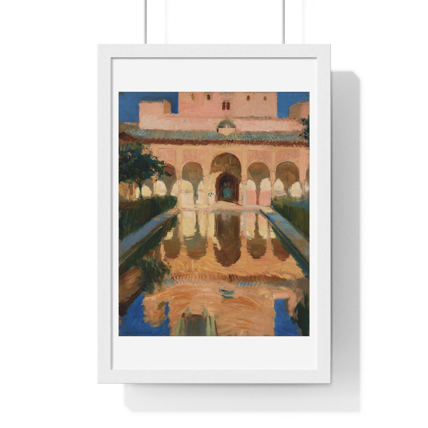 Hall of the Ambassadors, Alhambra, Granada (1909) by Joaquín Sorolla y Bastida, from the Original, Framed Print