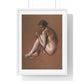 Seated Nude Female Figure by Edwin Austin Abbey from the Original, Framed Art Print