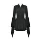 Dark in Love Darya Witchy Bell-Sleeve Shirt Dress