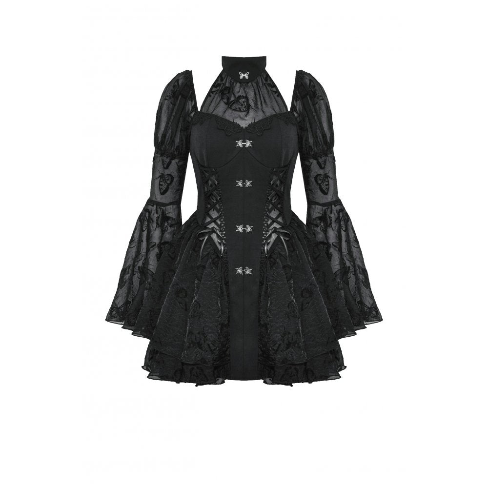 Dark in Love Blanche Butterfly Big-Sleeves Dress