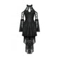 Dark in Love Gem Gothic Vine Lace-Tail Dress