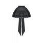 Dark In Love Beatrix Goth Satin Ruffled Overskirt