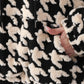 Vireous Women's Houndstooth Loose-Fit Fashion Hoodie, Plus Sizes