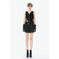 Dark in Love Punk Eyelet Lace-Layered Mini Skirt