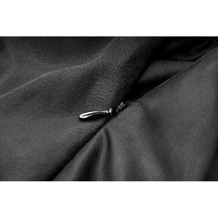 Dark in Love Ebon Rose High-Low Mesh and Lace Goth Dress