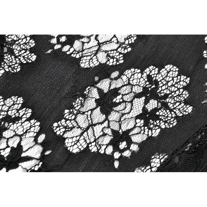 Dark in Love Ophelia Lace Corset Top in Black