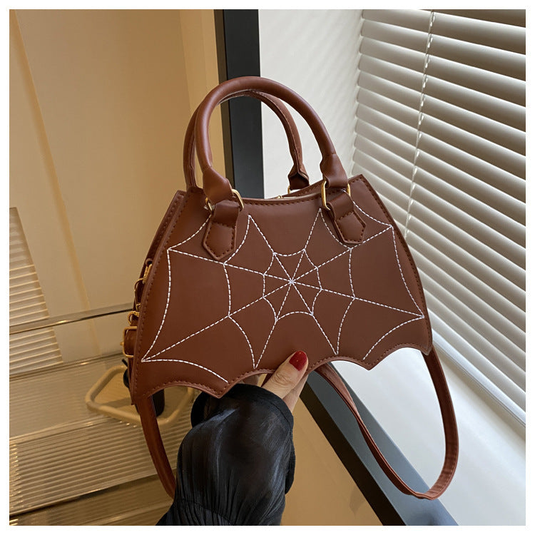 Halloween Spider Web Cross Body Handbag