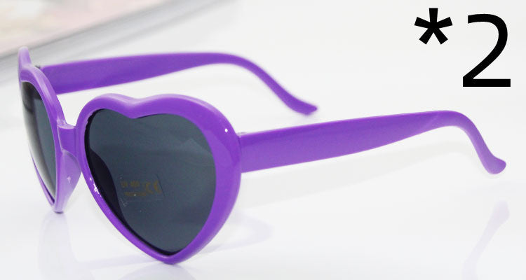 Night Lights 'Love' Special Effects Sunglasses