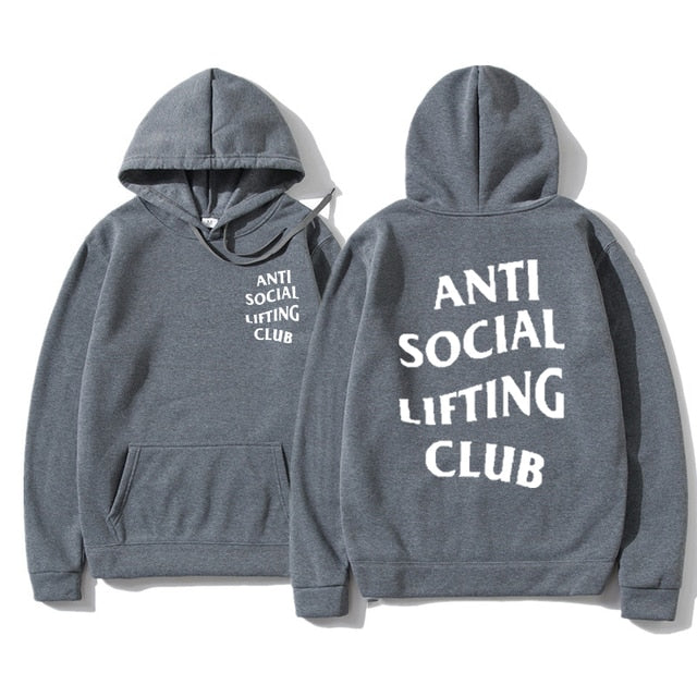 Anti Social Lifting Club Sweatshirt Hoodie Unisex