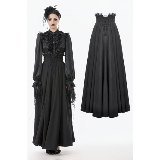 Dark in Love Gloria Floor-Length Vintage Corset Skirt