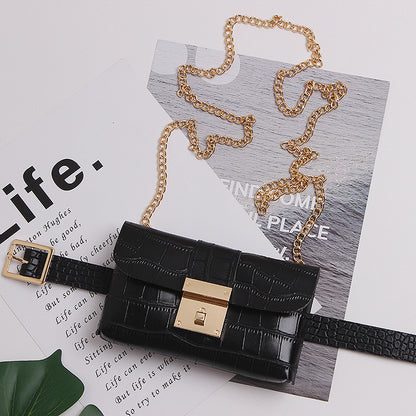 Women's Belt Waist Bag, Small Messenger Bag Mobile Phone Bag