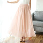 High Waist Long or Half-Length Floaty Chiffon Skirt, Spring and Summer Collection