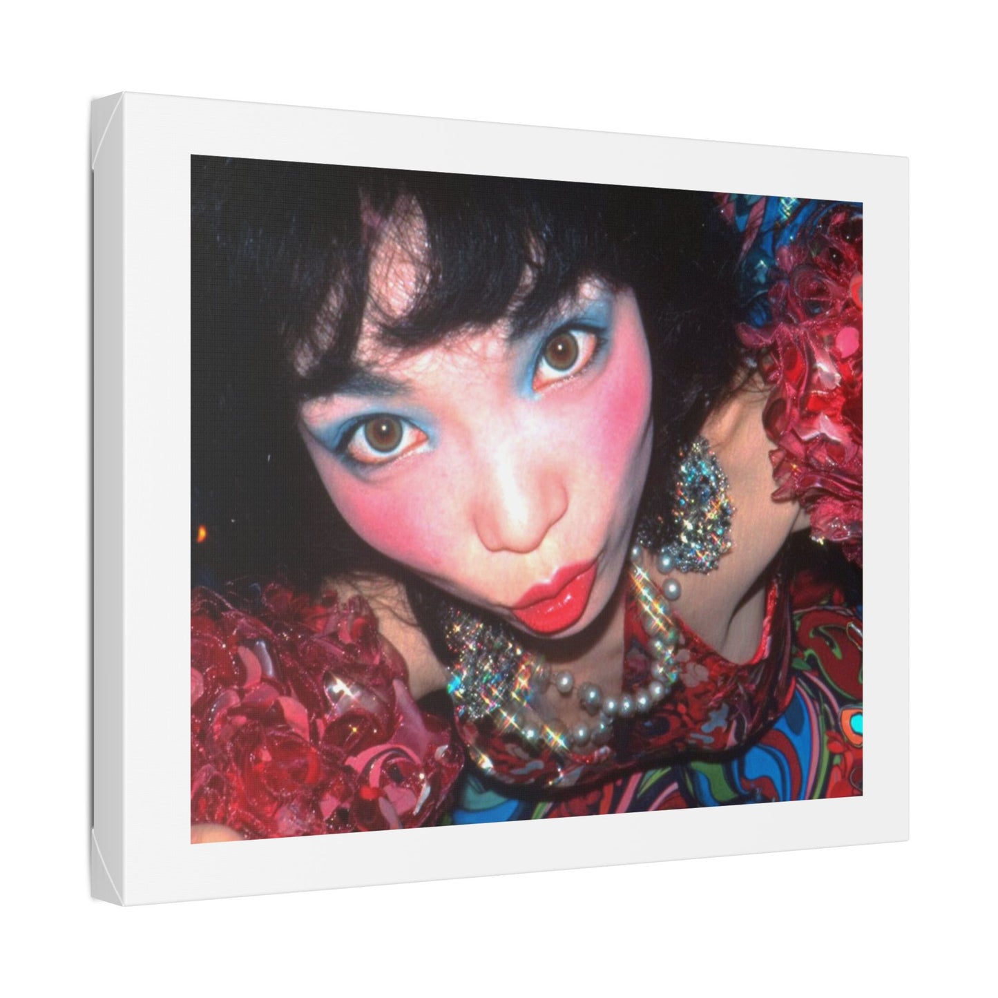 Psychedelic Japan II Abstract Art 'Designed by 'AI Canvas Art Print