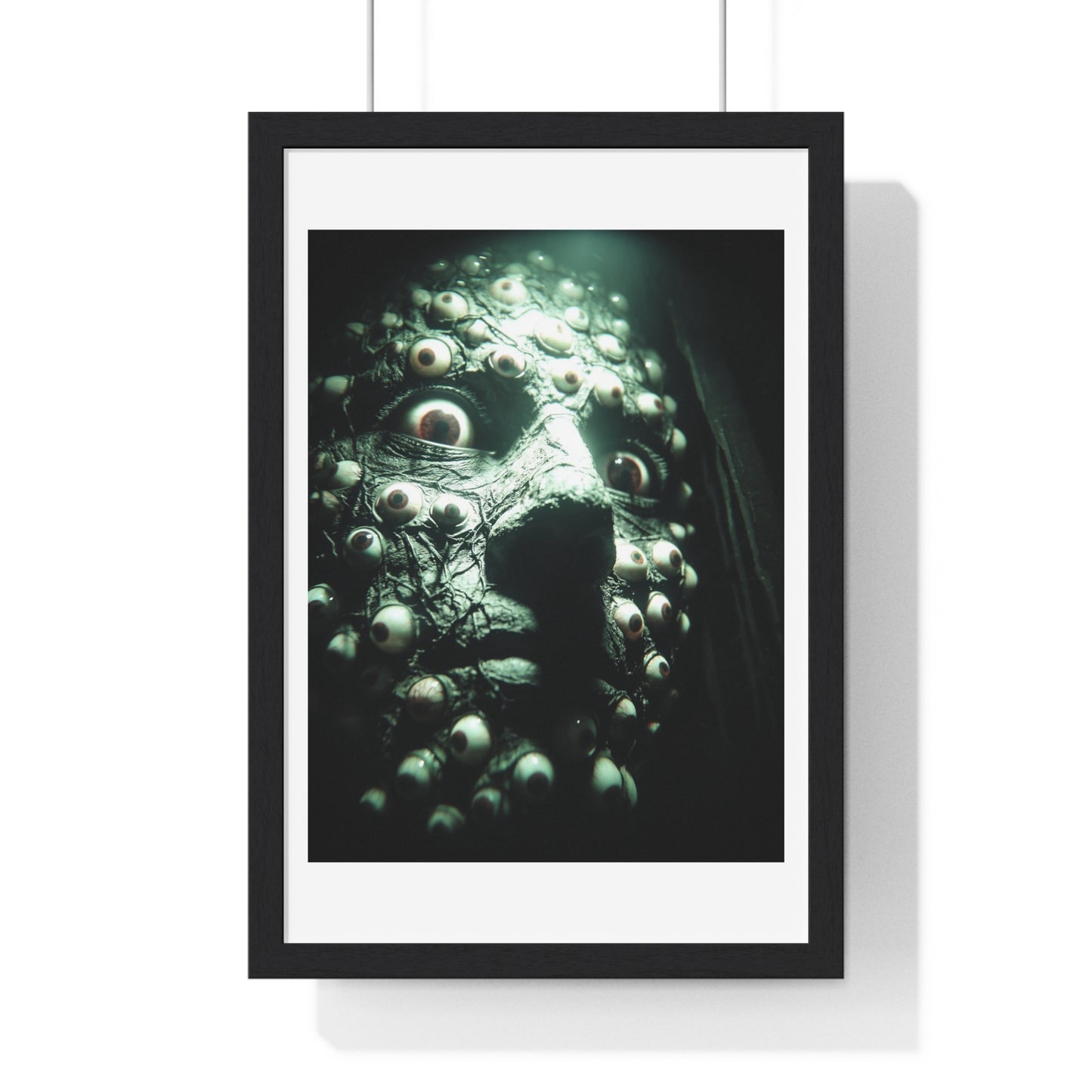 Reality is in the Eye of the Beholder, Photorealistic Art 'Designed by AI' Framed Print