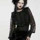 Punk Rave Demille Sequinned Lace Blouse